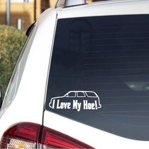 I love my (Tahoe) Car Window Decal